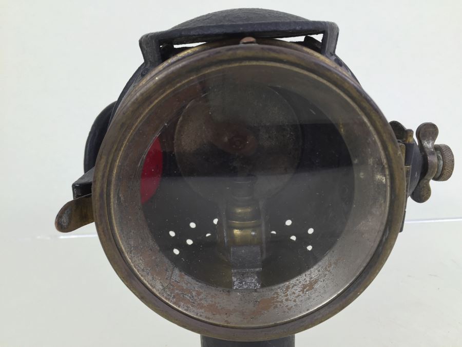 Antique Automobile Light 'Les Vestales' Phares Besnard No. 1864 UNIS France [Photo 4]