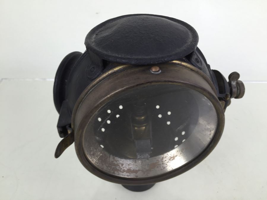 Antique Automobile Light 'Les Vestales' Phares Besnard No. 1864 UNIS France [Photo 13]