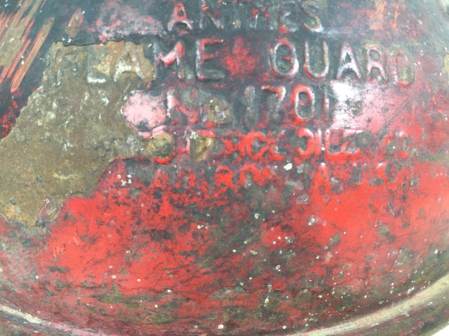 Vintage ANTHES Flame Guard No. 1701 Torch Road Flare Smudge Pot [Photo 7]