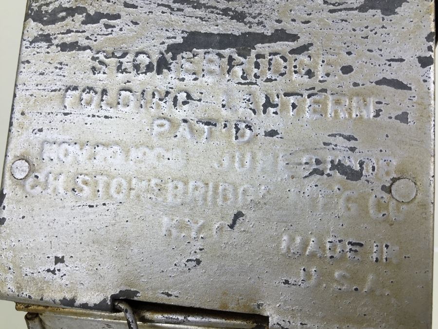 Stonebridge Folding Lantern World War One WWI Trench Light Lantern [Photo 4]