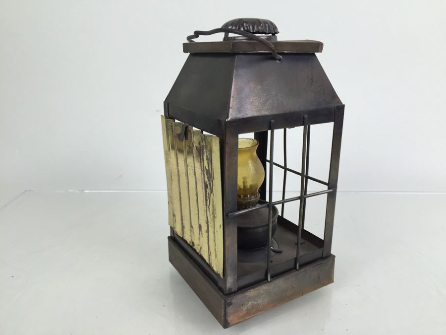 Vintage Maritime Ships Lantern MADE IN HONG KONG [Photo 10]