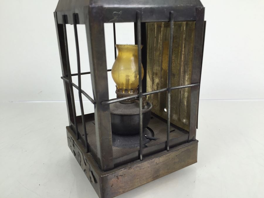 Vintage Maritime Ships Lantern MADE IN HONG KONG [Photo 3]
