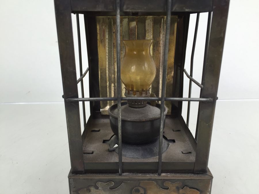 Vintage Maritime Ships Lantern MADE IN HONG KONG [Photo 5]