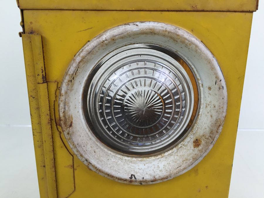 Vintage Railroad Train Chalwyn Oil Kerosene Lantern - Made in England - BS 3143 - Gold Yellow [Photo 9]