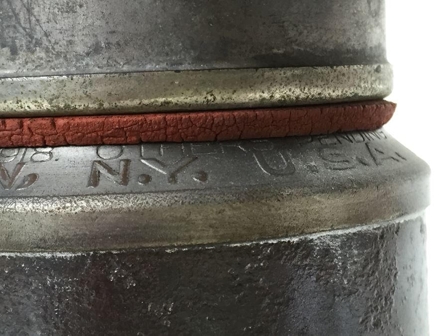 Rare Dew-R-Lite Inspectors Lamp Railroad Lantern Dewar Manufacturing Co Brooklyn NY No. 2155 [Photo 10]