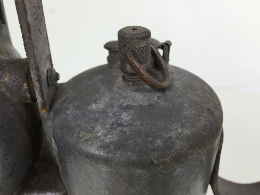 Rare Dew-R-Lite Inspectors Lamp Railroad Lantern Dewar Manufacturing Co Brooklyn NY No. 2155 [Photo 19]
