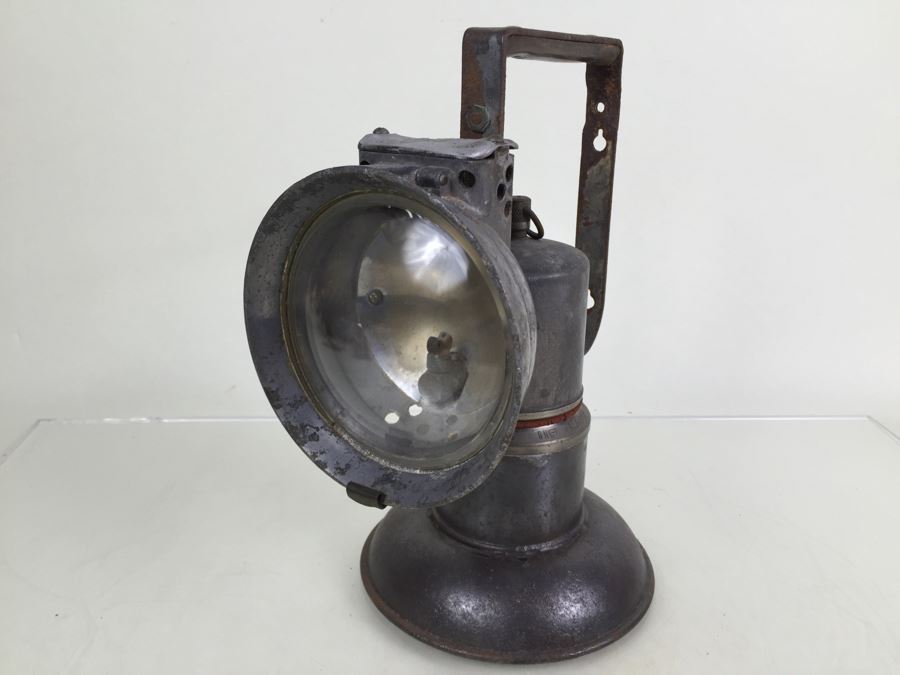 Rare Dew-R-Lite Inspectors Lamp Railroad Lantern Dewar Manufacturing Co Brooklyn NY No. 2155 [Photo 4]