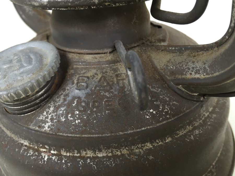 Vintage German Sturmkappe Lantern With Original Glass Jena Feuerhand Feuer Hand Lamp Firehand [Photo 15]