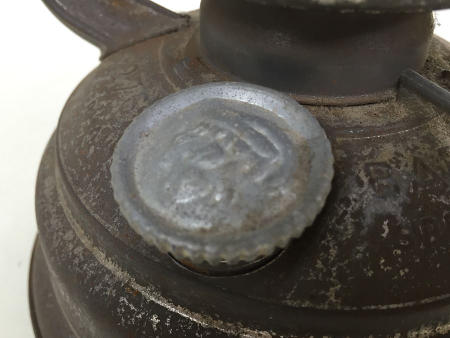 Vintage German Sturmkappe Lantern With Original Glass Jena Feuerhand Feuer Hand Lamp Firehand [Photo 16]