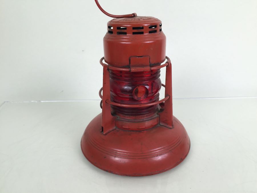 Dietz No. 40 Traffic Gard NY USA Red Railroad Lantern [Photo 8]