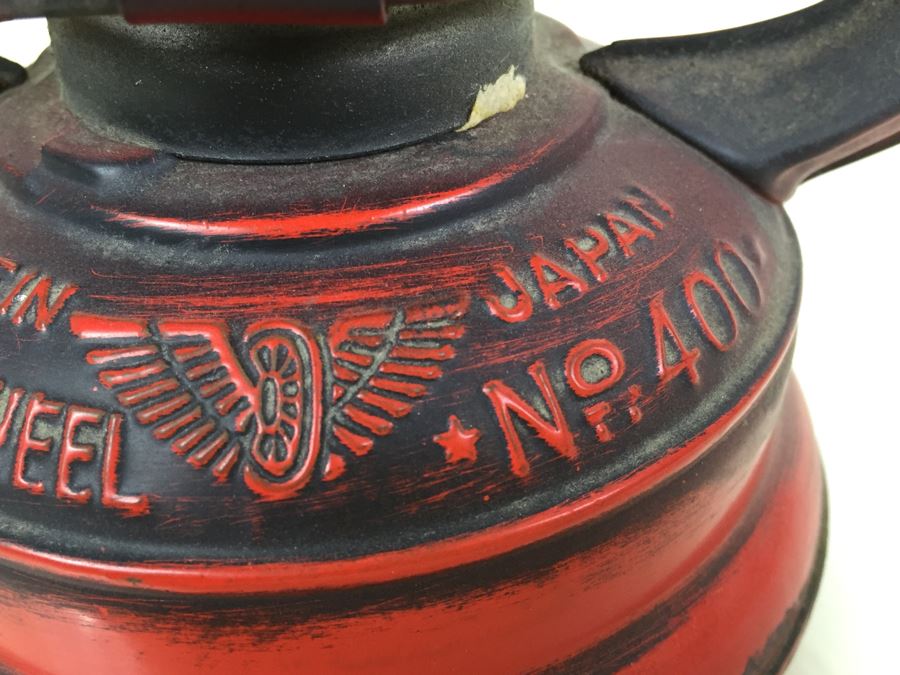Vintage Red Lantern Winged Wheel No. 400 Made In Japan [Photo 13]