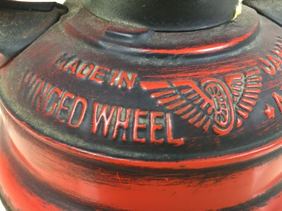 Vintage Red Lantern Winged Wheel No. 400 Made In Japan [Photo 12]