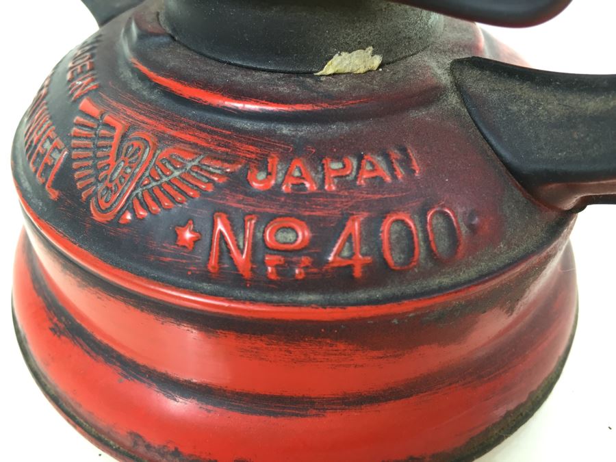 Vintage Red Lantern Winged Wheel No. 400 Made In Japan [Photo 11]