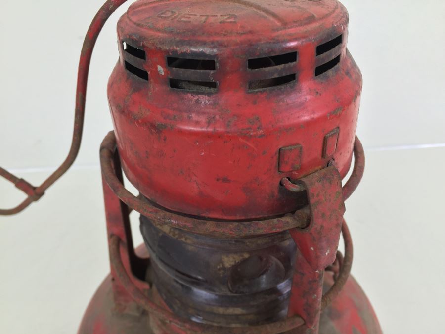 Dietz No. 40 Traffic Gard NY USA Red Railroad Lantern [Photo 5]