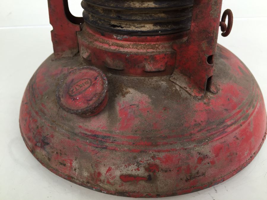 Dietz No. 40 Traffic Gard NY USA Red Railroad Lantern [Photo 7]
