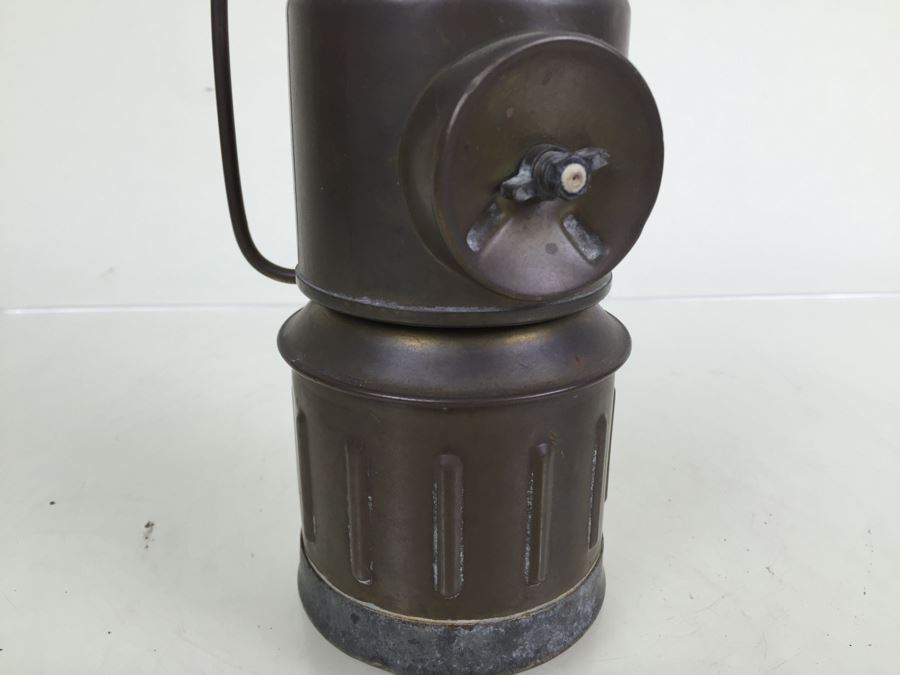 Vintage Justrite Carbide Miners' Lantern Lamp [Photo 2]