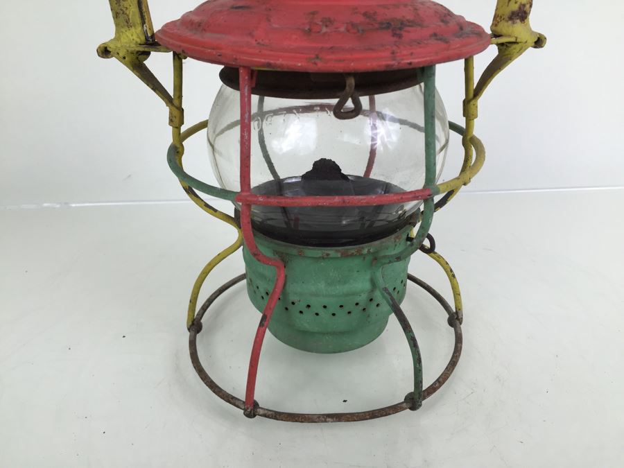 Vintage Adams Westlake Co Railroad Lantern Painted Rastafarian Reggae [Photo 5]