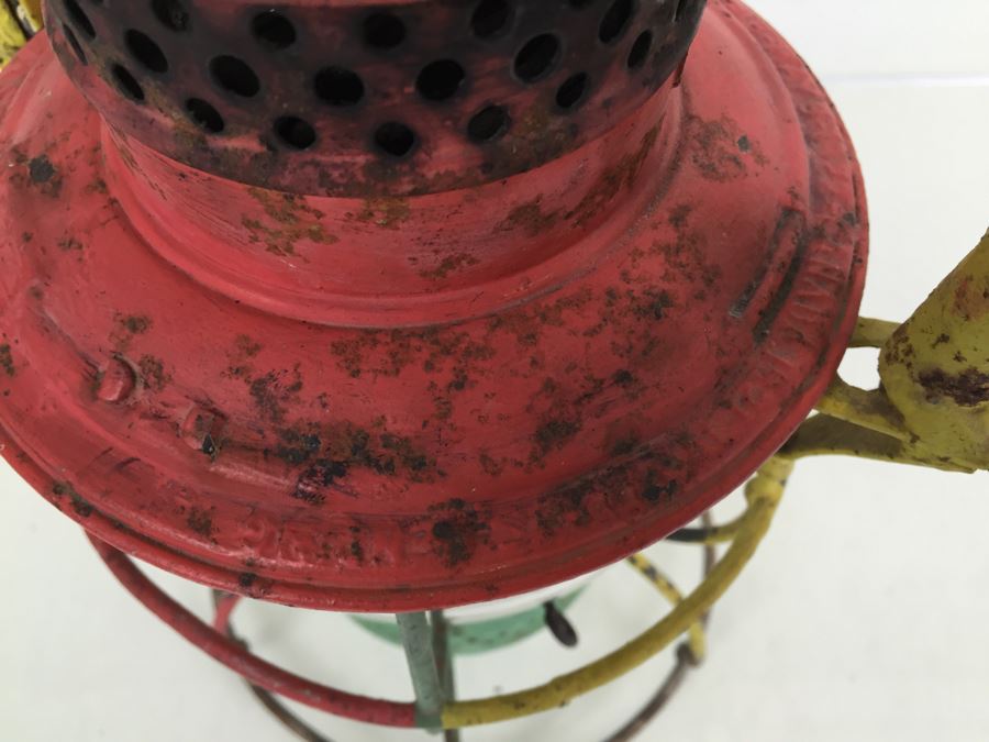 Vintage Adams Westlake Co Railroad Lantern Painted Rastafarian Reggae [Photo 8]