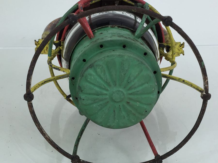 Vintage Adams Westlake Co Railroad Lantern Painted Rastafarian Reggae [Photo 17]