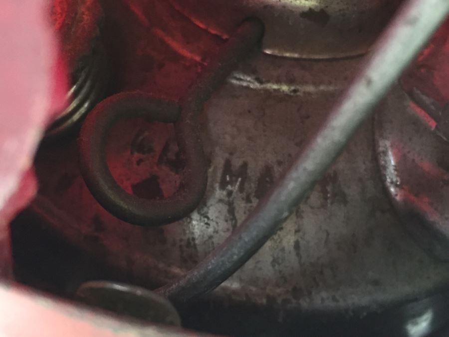 Vintage German Rhewum Red Railroad Lantern  [Photo 20]