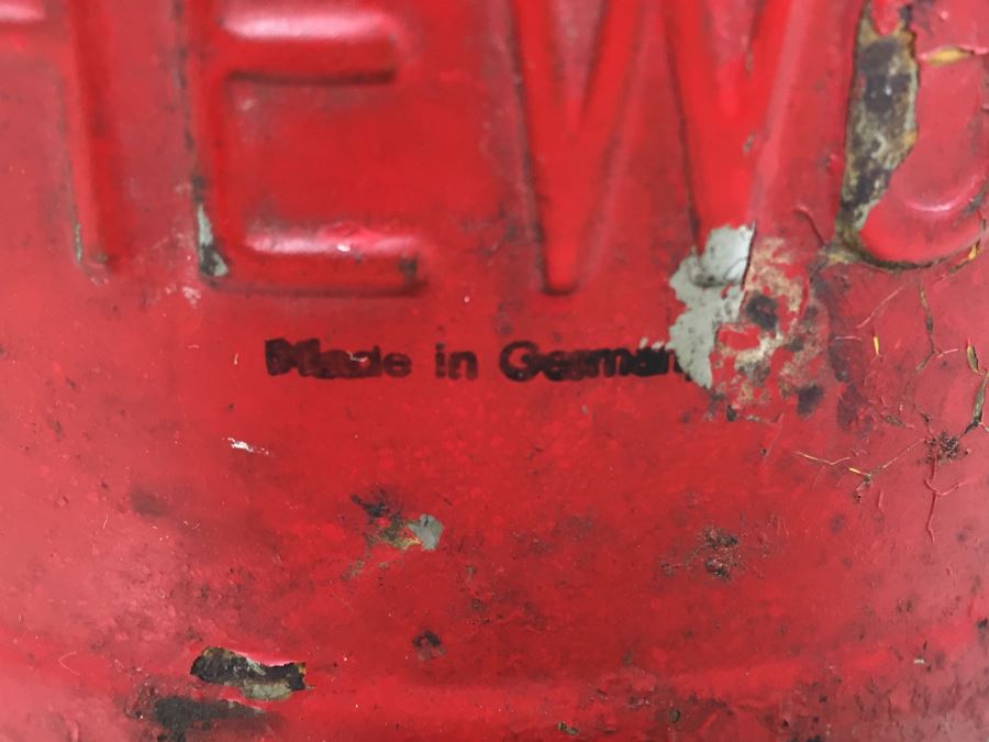 Vintage German Rhewum Red Railroad Lantern  [Photo 16]