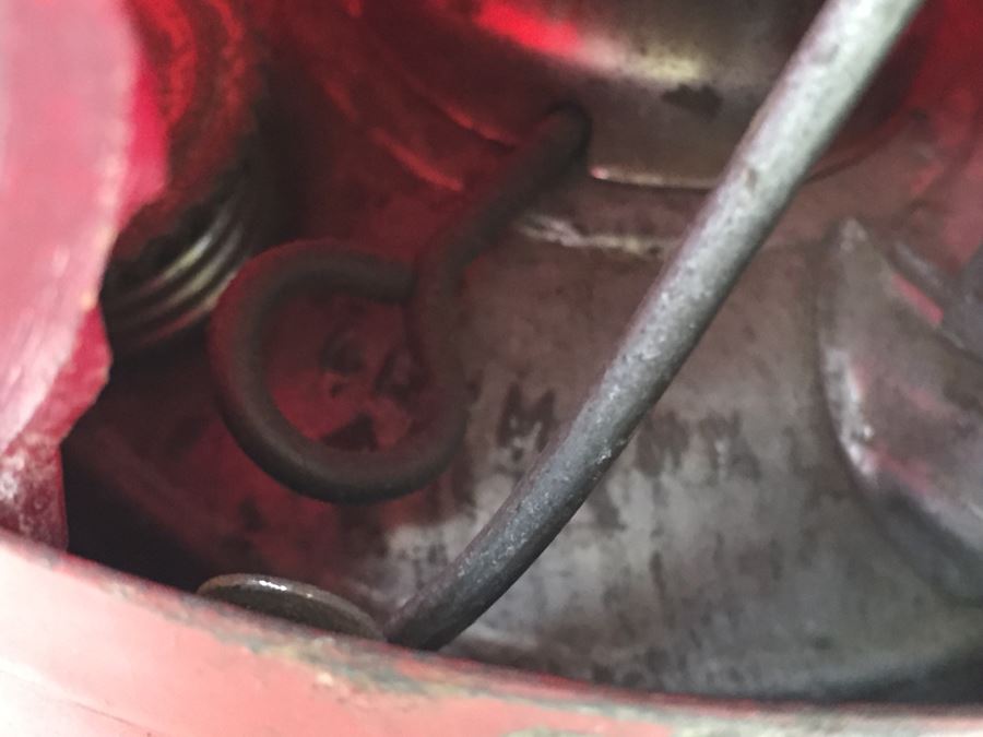 Vintage German Rhewum Red Railroad Lantern  [Photo 19]