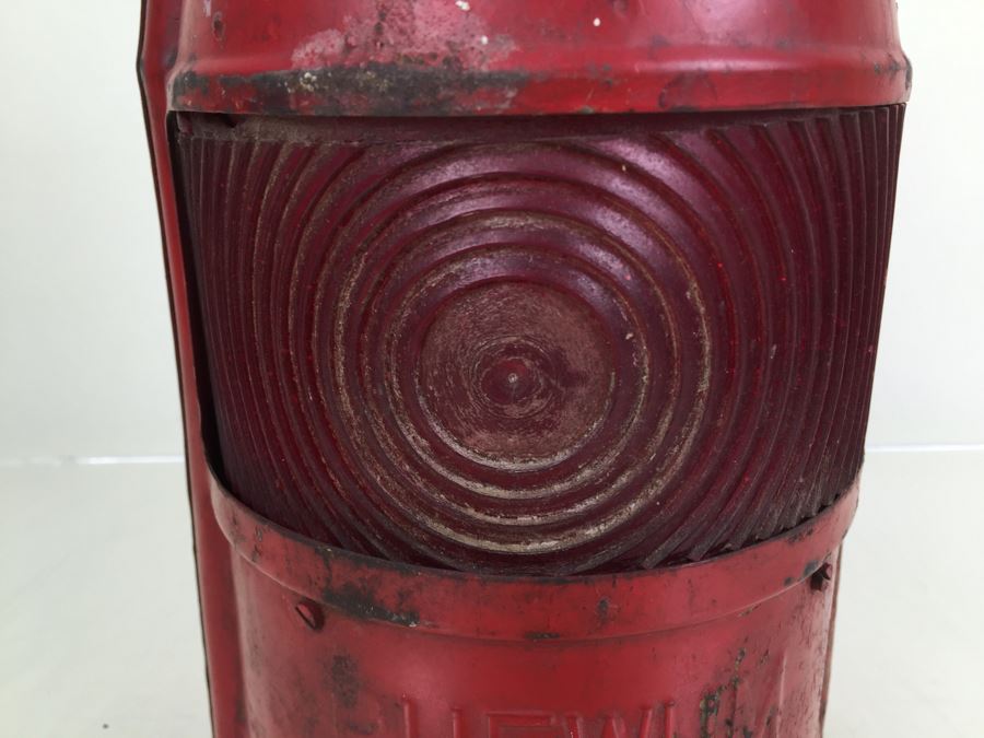 Vintage German Rhewum Red Railroad Lantern  [Photo 5]