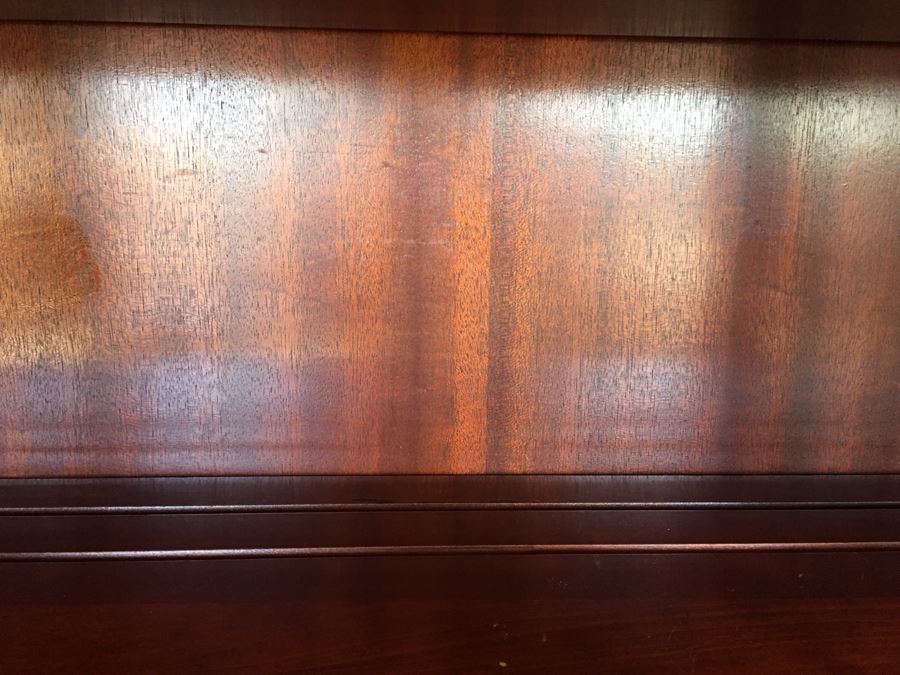 Nice Mahogany China Cabinet Lockable With Skeleton Key [Photo 10]