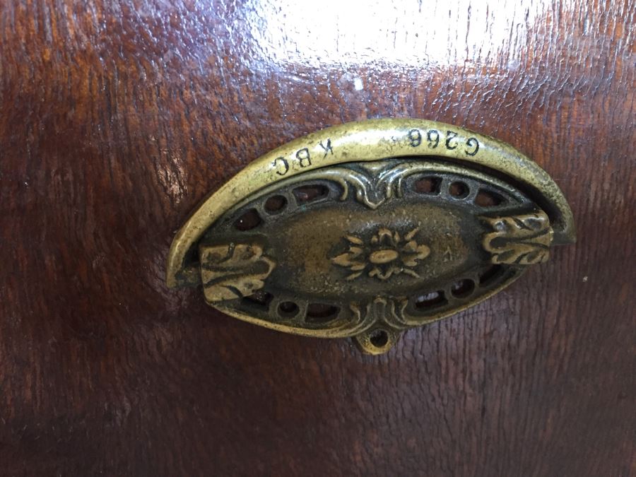 Vintage Cabinet With Glass Door Front And Drawer [Photo 11]