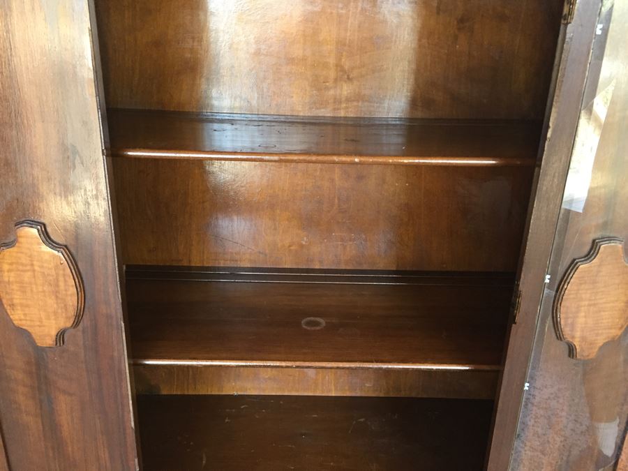 Vintage Cabinet With Glass Door Front And Drawer [Photo 7]