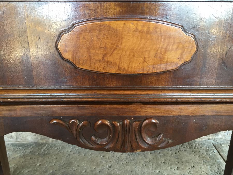 Vintage Cabinet With Glass Door Front And Drawer [Photo 9]