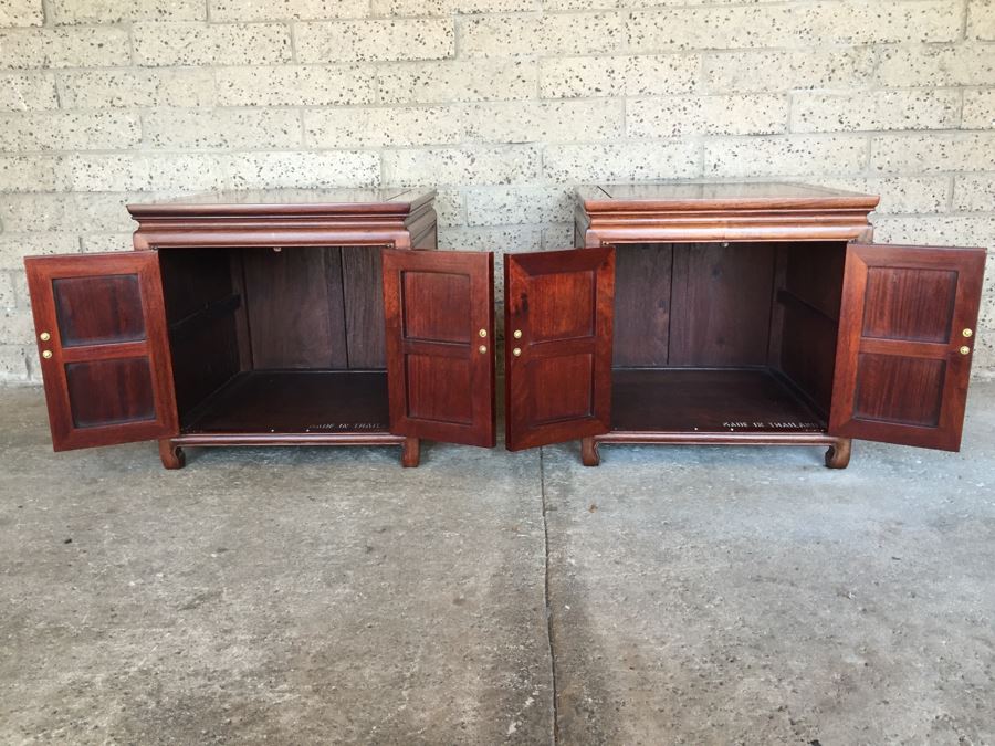 Stunning Rosewood Nightstands End Tables [Photo 14]