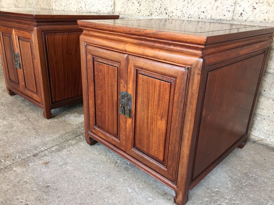 Stunning Rosewood Nightstands End Tables [Photo 8]