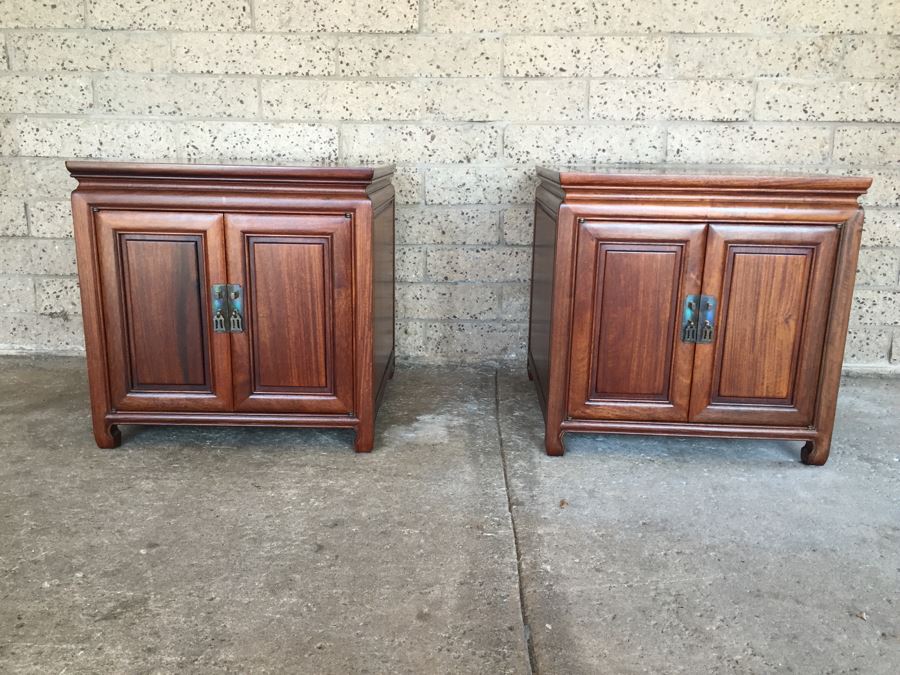Stunning Rosewood Nightstands End Tables