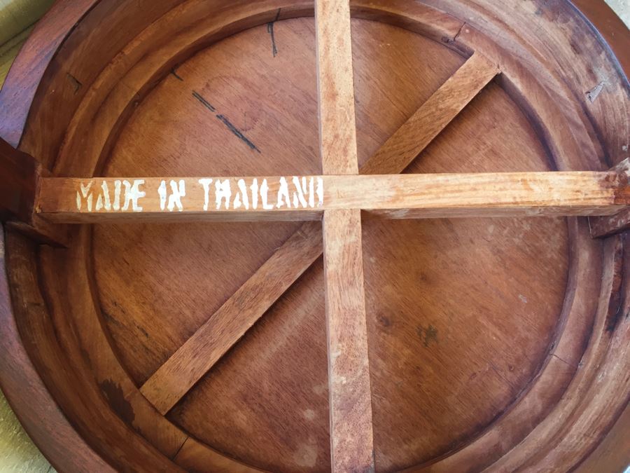 Round Rosewood Coffee Table Side Table [Photo 12]