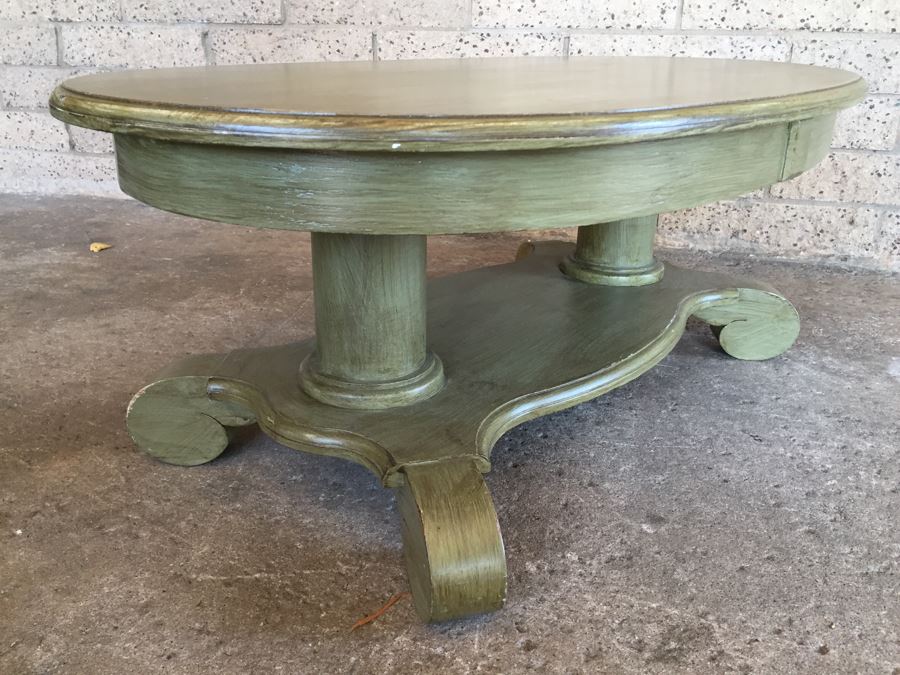 Vintage Avocado Green Coffee Table [Photo 9]