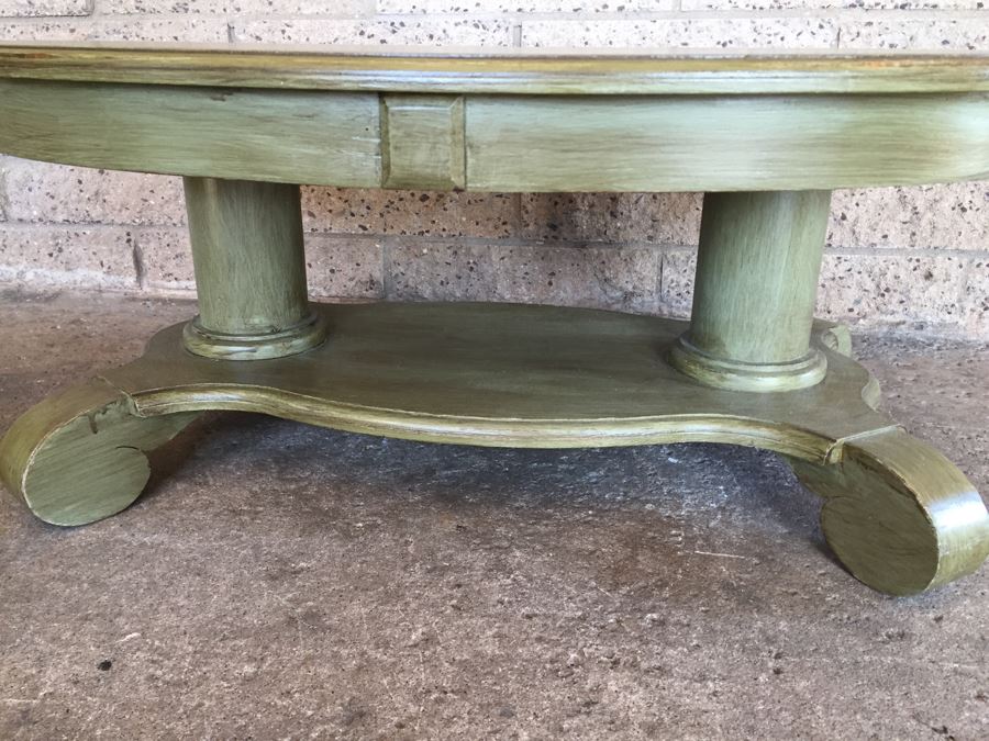 Vintage Avocado Green Coffee Table [Photo 5]