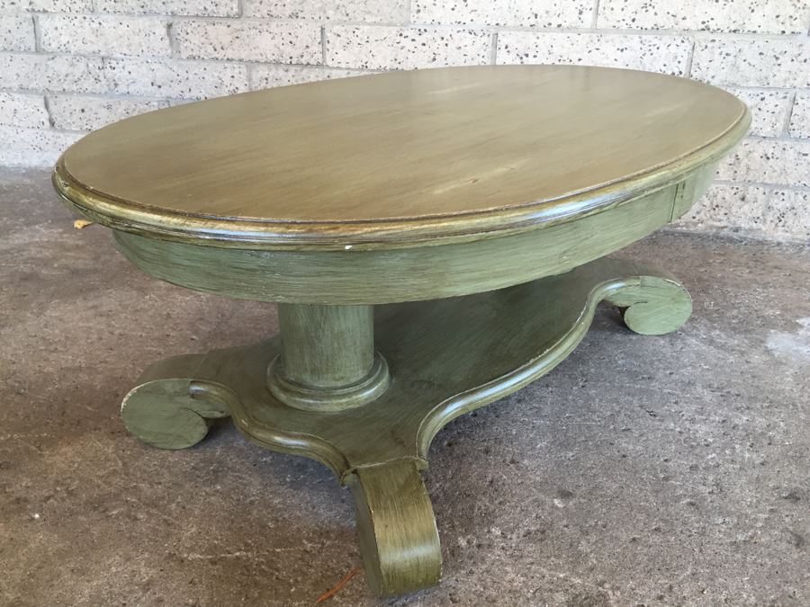 Vintage Avocado Green Coffee Table [Photo 7]