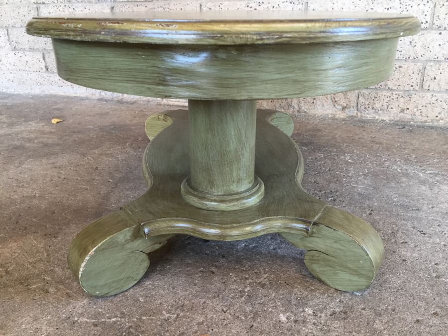 Vintage Avocado Green Coffee Table [Photo 3]