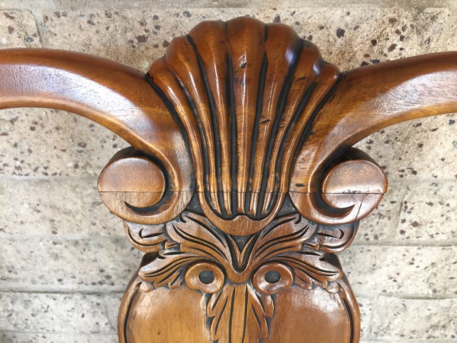 Pair Of Queen Anne Style Side Chairs [Photo 7]