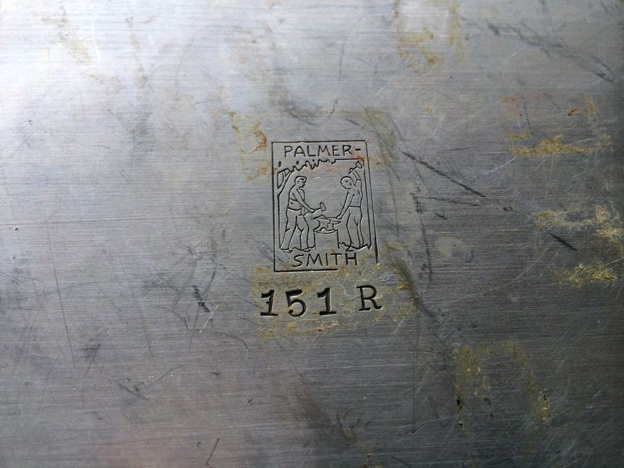 Vintage Palmer Smith Aluminum Round Tray [Photo 2]