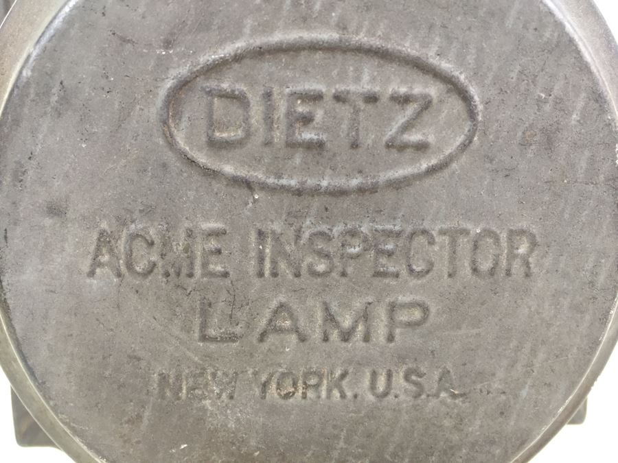 Vintage DIETZ ACME Inspector Lamp Railroad Lantern New York, U.S.A. [Photo 8]