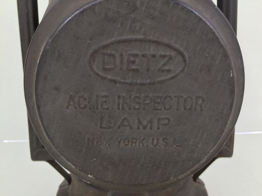 Vintage DIETZ ACME Inspector Lamp Railroad Lantern New York, U.S.A. [Photo 3]