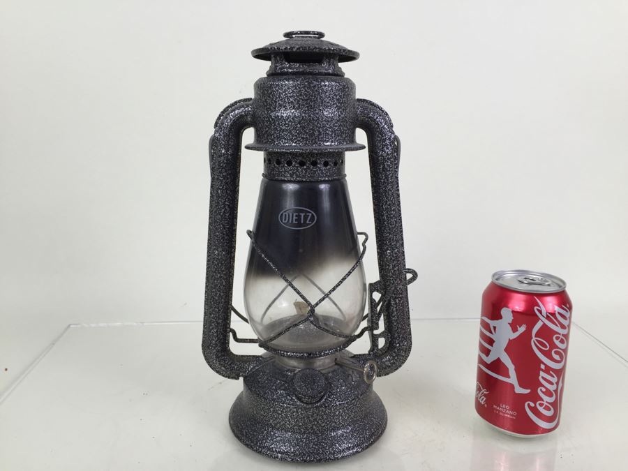 Vintage DIETZ No. 20 Junior Lantern Smoke Gradient Glass