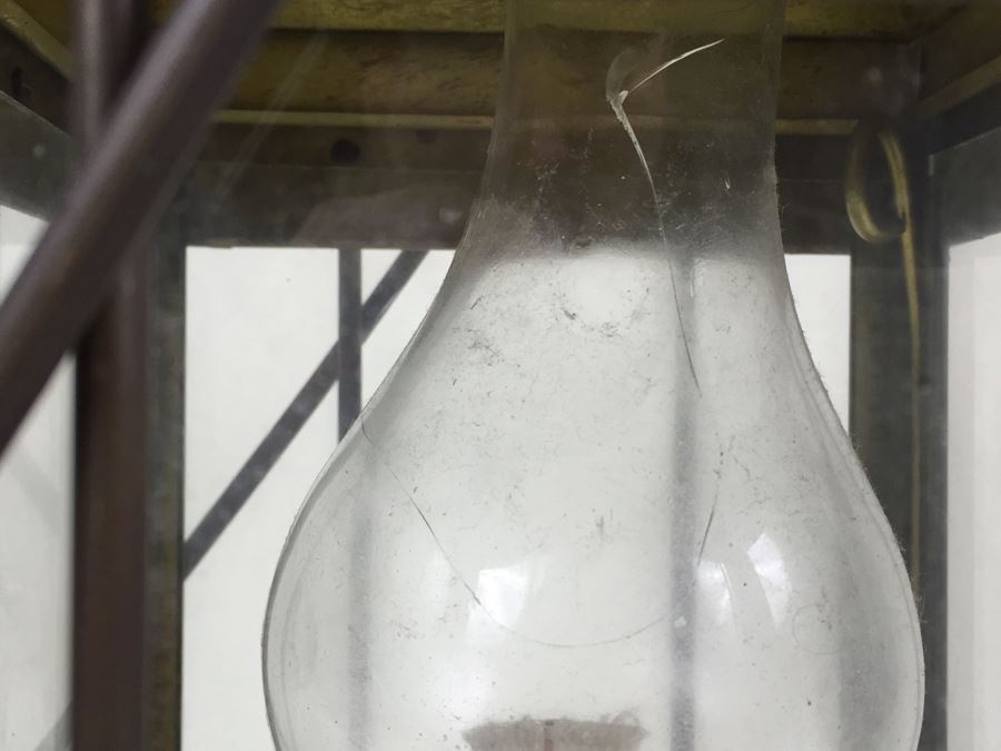 Vintage Viking Brass Lantern Hanging Nautical Ship Maritime [Photo 12]