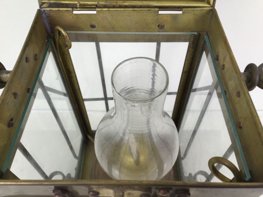 Vintage Viking Brass Lantern Hanging Nautical Ship Maritime [Photo 15]