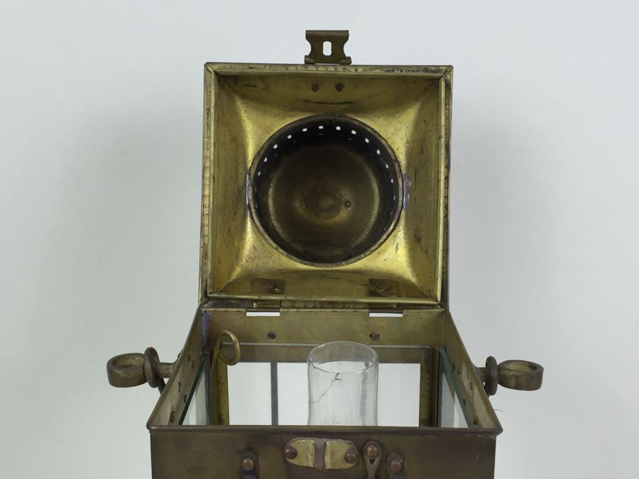 Vintage Viking Brass Lantern Hanging Nautical Ship Maritime [Photo 13]