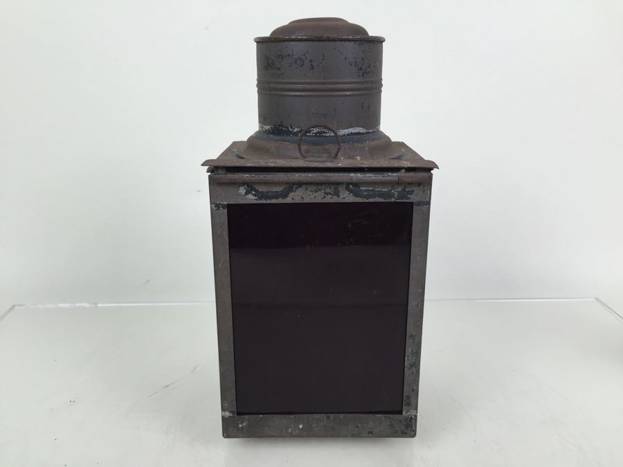 Vintage Signal Lantern Maker Unknown [Photo 4]