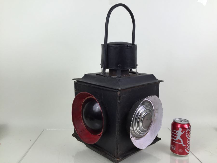 Vintage Signal Lantern Maker Unknown