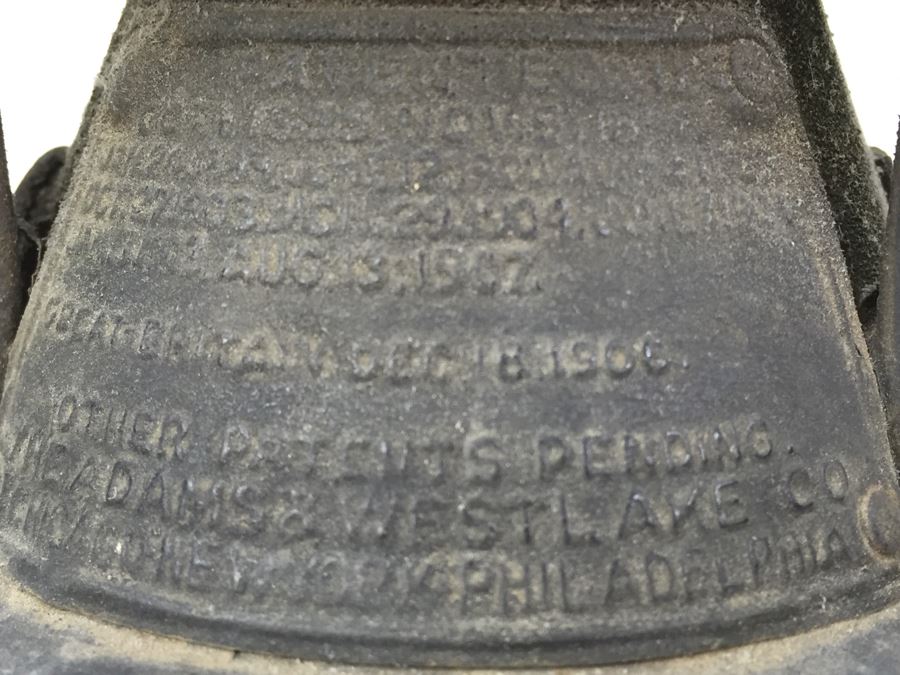 Antique Railroad Lantern The Non Sweating Adlake Lamp Chicago Adams & Westlake Company Marked SP [Photo 13]